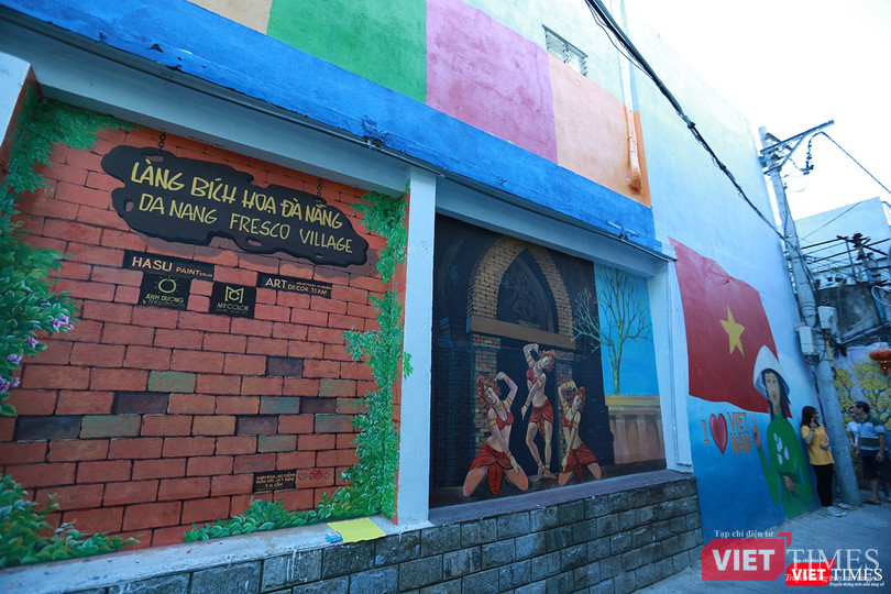 “Làng bích họa” gồm 15.000 bức vẽ, dài hơn 1km tại Đà Nẵng ảnh 2