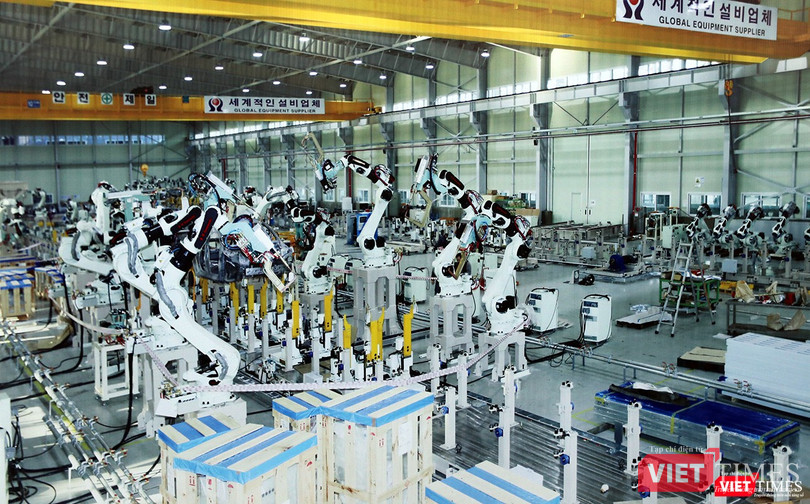 Cận cảnh thi công nhà máy sản xuất ô tô Mazda 12.000 tỷ của Thaco ảnh 13