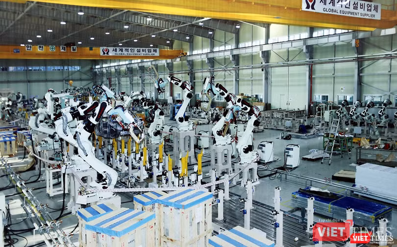 Cận cảnh thi công nhà máy sản xuất ô tô Mazda 12.000 tỷ của Thaco ảnh 13