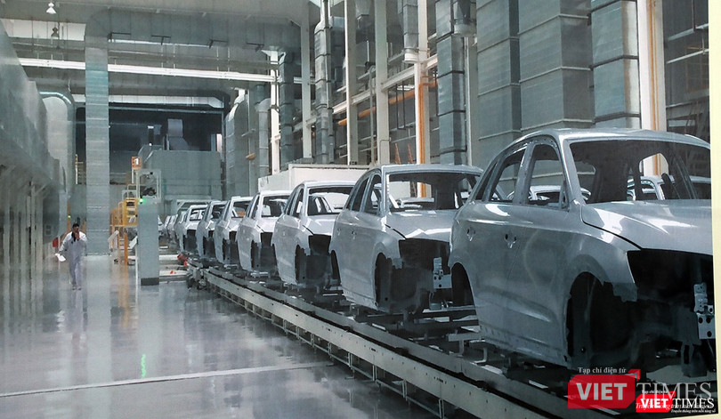 Cận cảnh thi công nhà máy sản xuất ô tô Mazda 12.000 tỷ của Thaco ảnh 23