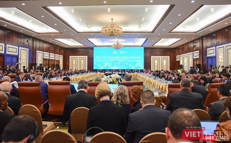 Hội nghị liên Bộ trưởng Ngoại giao - Kinh tế (AMM) lần thứ 29 thống nhất trình văn kiện với 4 nội dung quang trọng lên Hội nghị thượng đỉnh APEC diễn ra trong ngày mai
