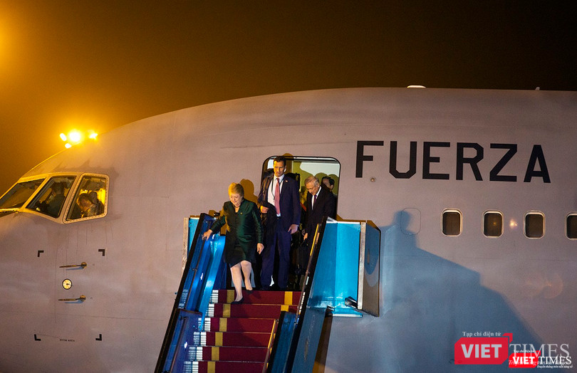 Ảnh: Nữ Tổng thống Chile Michelle Bachelet đã có mặt tại Đà Nẵng ảnh 3