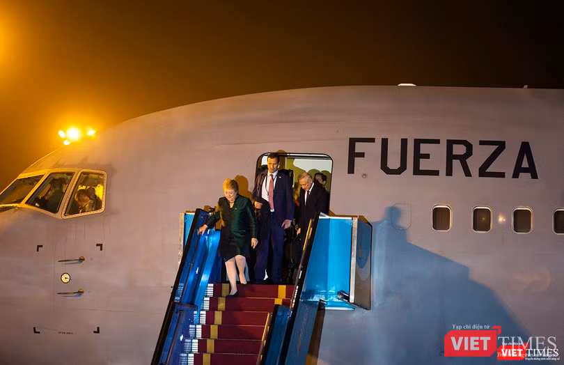 Ảnh: Nữ Tổng thống Chile Michelle Bachelet đã có mặt tại Đà Nẵng ảnh 3