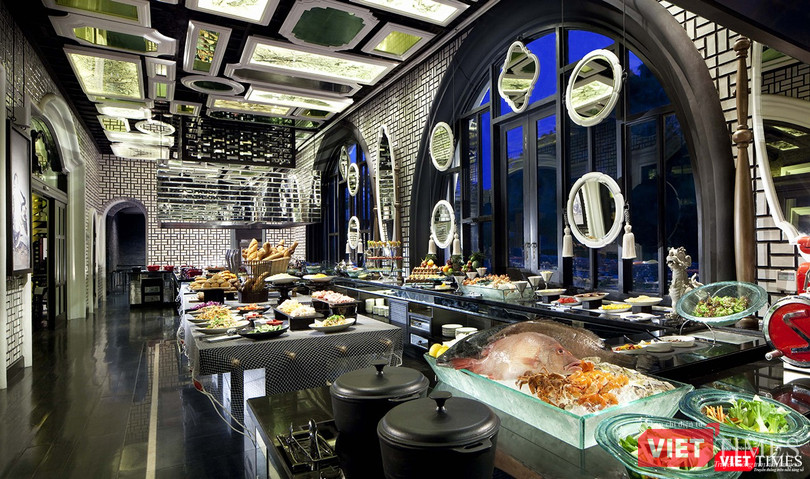 Một góc không gian Buffet tại nhà hàng Citron