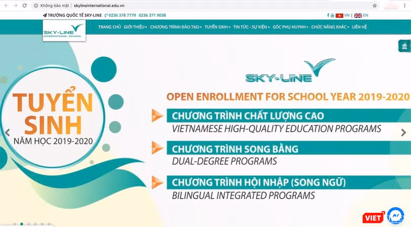 Đà Nẵng có bao nhiêu cơ sở giáo dục tự "gắn mác" trường quốc tế như trường Sky-Line?