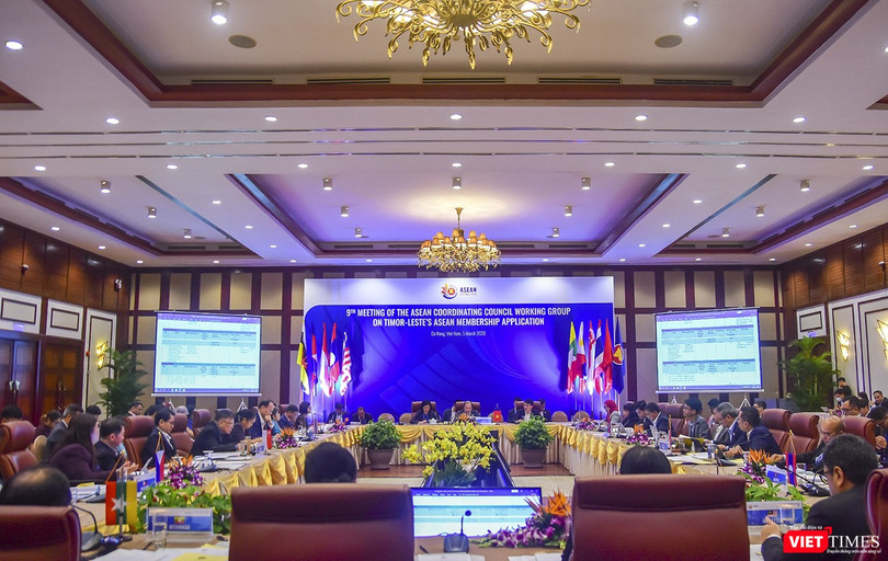 Quang cảnh cuộc họp lần thứ 9 Nhóm Công tác Hội đồng Điều phối ASEAN (ACCWG) diễn ra tại Đà Nẵng vào chiều ngày 5/3