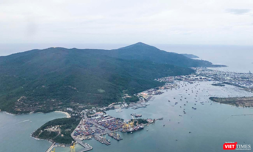 Bán đảo Sơn Trà nhìn từ trên cao