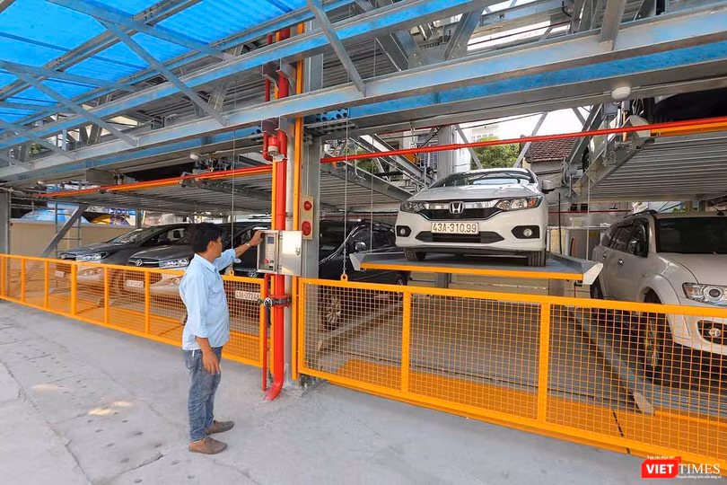 Bãi giữ xe thông minh đầu tiên của Đà Nẵng