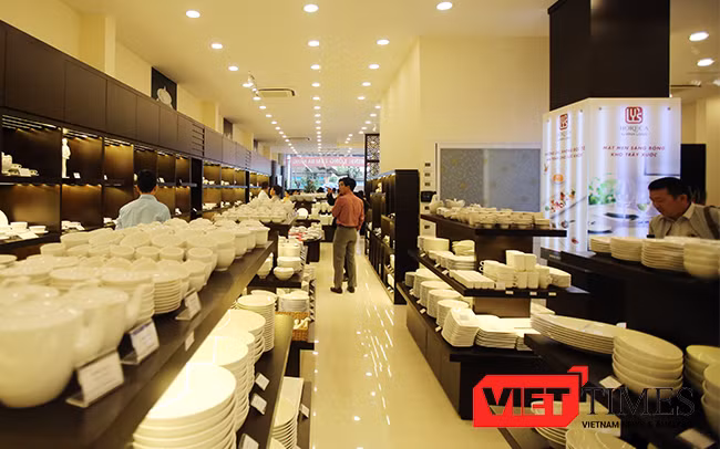 Gốm Minh Long I, showroom, Đà Nẵng, đồ gia dụng, chén bát, VietTimes