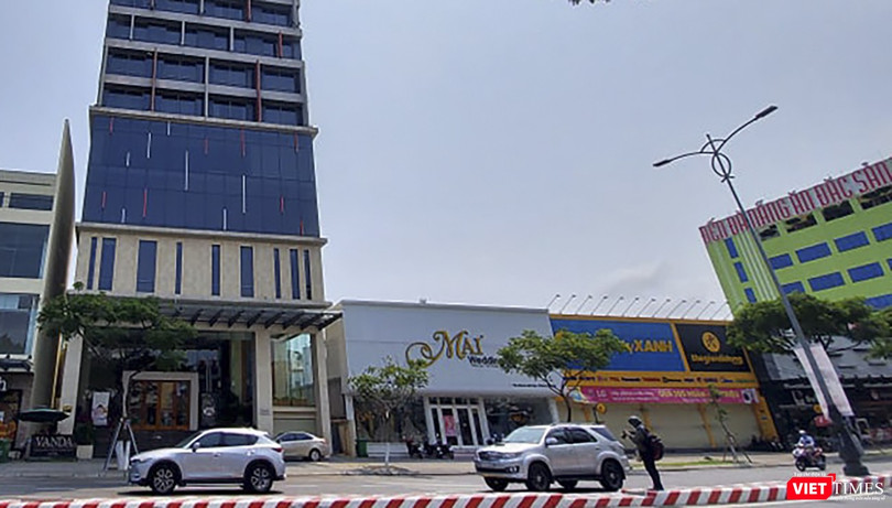 Khách sạn Vanda, nơi 2 du khách người Anh bị mắc COVID-19 lưu trú tại Đà Nẵng