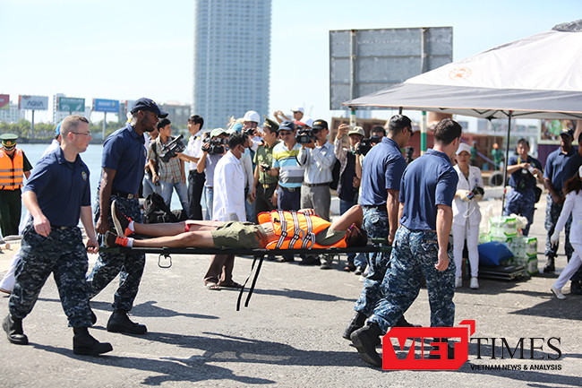 Đà Nẵng, diễn tập, cứu nạn, đối tác Thái Bình Dương, PP16, hải quân Mỹ, Việt Nam, VietTimes