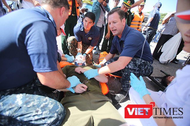 Đà Nẵng, diễn tập, cứu nạn, đối tác Thái Bình Dương, PP16, hải quân Mỹ, Việt Nam, VietTimes