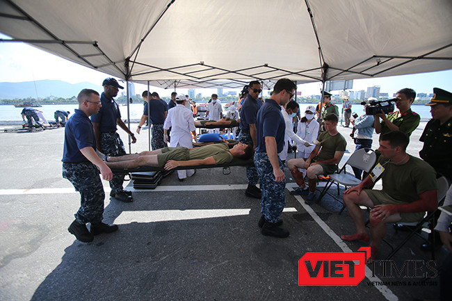 Đà Nẵng, diễn tập, cứu nạn, đối tác Thái Bình Dương, PP16, hải quân Mỹ, Việt Nam, VietTimes