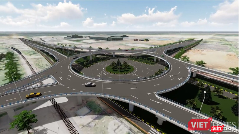 Phối cảnh nút giao thông 2 tầng trị giá 600 tỷ do Thaco đầu tư và tài trợ cho tỉnh Quảng Nam