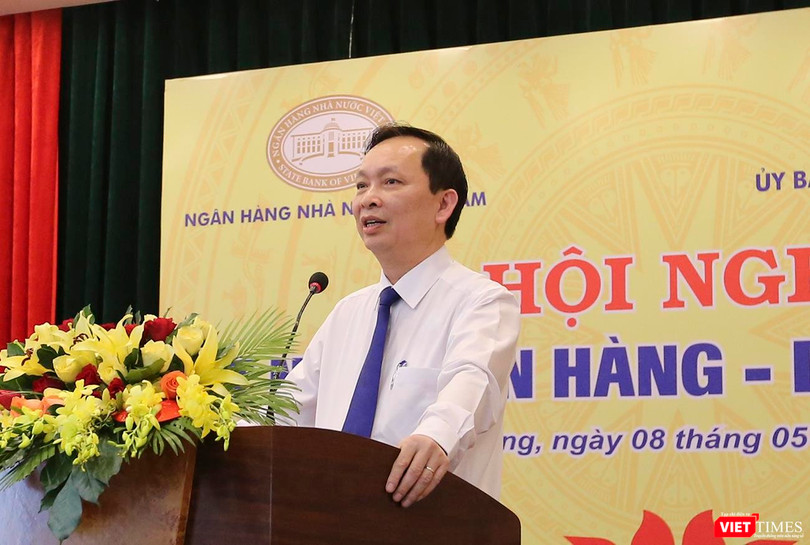 Ông Đào Minh Tú, Phó Thống đốc NHNN Việt Nam phát biểu đề dẫn Hội nghị Kết nối Ngân hàng-Doanh nghiệp tại Đà Nẵng