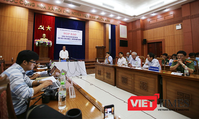 Quảng Nam, thủy điện, Sông Bung 2, công an, nghiêm trọng, VietTimes