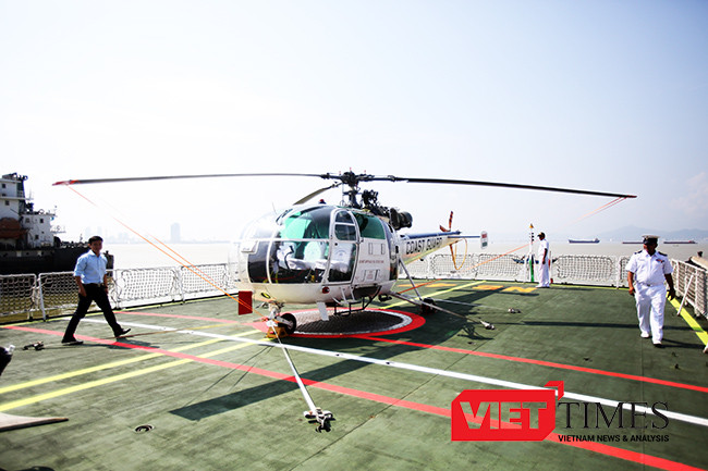 cảnh sát biển, tuần tra bờ biển, Ấn Độ, đến Đà Nẵng, máy bay, chiến hạm, khu trục, VietTimes