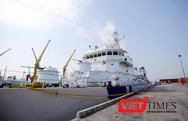 cảnh sát biển, tuần tra bờ biển, Ấn Độ, đến Đà Nẵng, máy bay, chiến hạm, khu trục, VietTimes