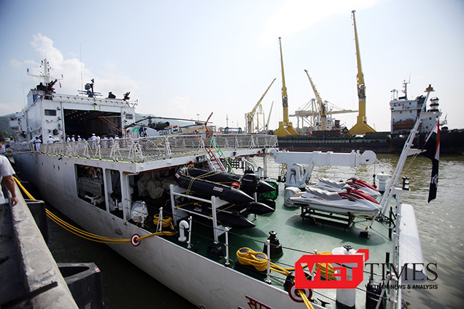 cảnh sát biển, tuần tra bờ biển, Ấn Độ, đến Đà Nẵng, máy bay, chiến hạm, khu trục, VietTimes