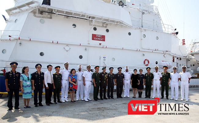 cảnh sát biển, tuần tra bờ biển, Ấn Độ, đến Đà Nẵng, máy bay, chiến hạm, khu trục, VietTimes