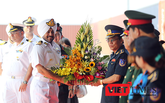 cảnh sát biển, tuần tra bờ biển, Ấn Độ, đến Đà Nẵng, máy bay, chiến hạm, khu trục, VietTimes