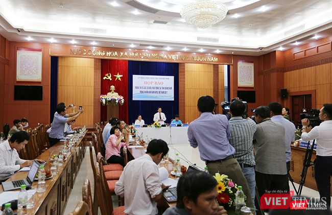 Sáng 17/10, UBND tỉnh Quảng Nam tổ chức Họp báo công bố thông tin các sự kiện, hoạt động tại địa phương trong khuôn khổ Năm APEC 2017 diễn ra tại Quảng Nam