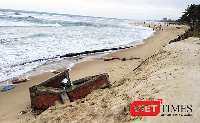 VietTimes, Biển du lịch, Đà Nẵng, xâm thực, nghiêm trọng, Sơn Trà, du lịch, bãi biển