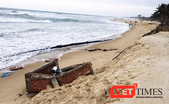 VietTimes, Biển du lịch, Đà Nẵng, xâm thực, nghiêm trọng, Sơn Trà, du lịch, bãi biển