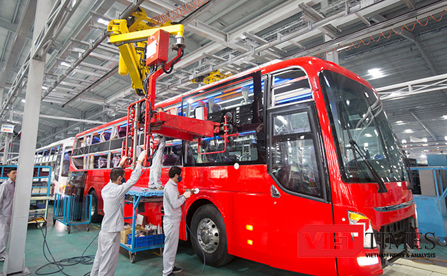 VietTimes, Vụ cháy, Nhà máy, Thaco Bus, thiệt hại, 250 tỷ đồng, khắc phục, Quảng Nam, Họp báo