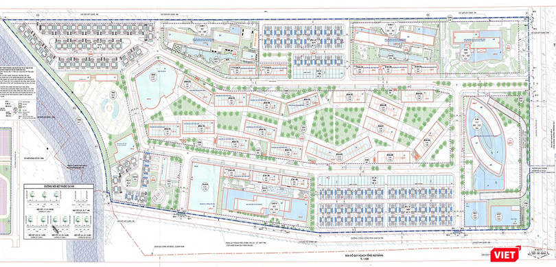 Bản đồ quy hoạch chi tiết TL 1:500 Phân khu quy hoạch số 01 - Khu nghỉ dưỡng và nhà ở cao cấp The Empire