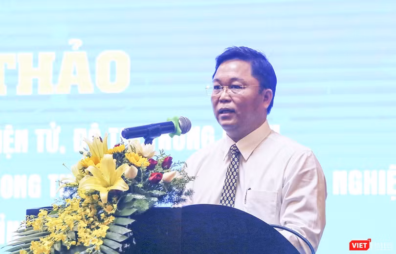 Ông Lê Trí Thanh - Phó Bí thư Tỉnh ủy, Phó Chủ tịch UBND tỉnh Quảng Nam phát biểu khai mạc sự kiện