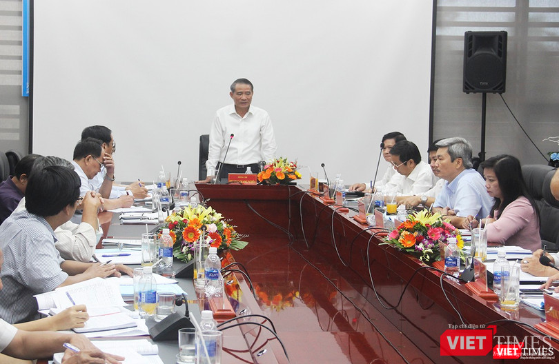 Bí thư Thành ủy Đà Nẵng Trương Quang Nghĩa tại buổi làm việc với Sở Nội vụ