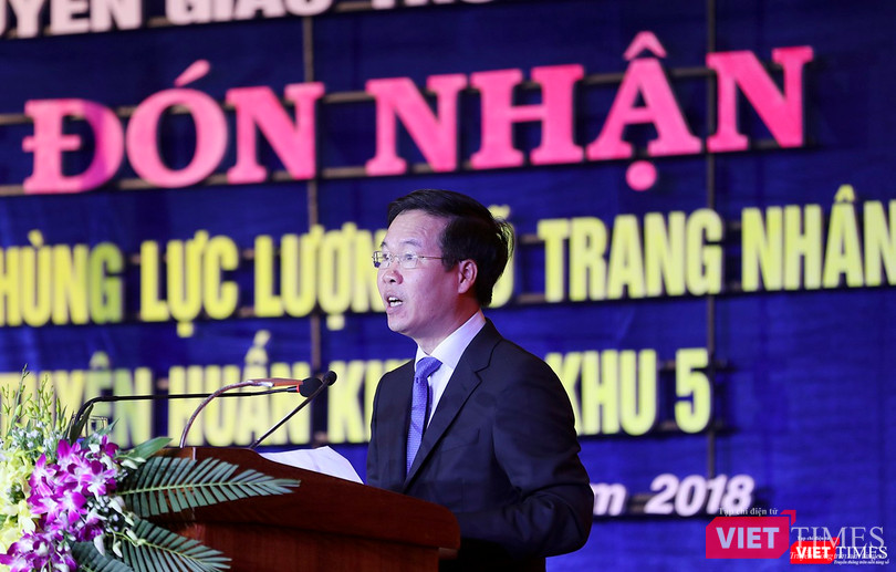 Phát biểu tại buổi Lễ, Trưởng Ban Tuyên giáo Trung ương Võ Văn Thưởng biểu dương những những đóng góp to lớn cho sự nghiệp cách mạng của Đảng trong cuộc kháng chiến chống Mỹ của Ban Tuyên huấn Khu ủy Khu 5