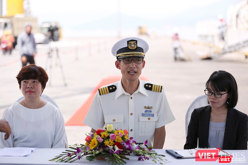 Họp báo nhanh trong khuôn khổ sự kiện tàu đến Đà Nẵng