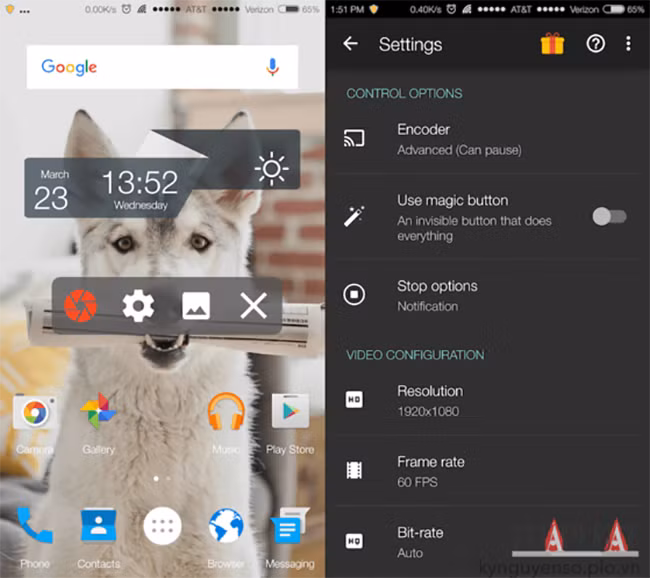 AZ Screen Recorder hay Rec đều là những ứng dụng cho phép người dùng quay phim màn hình trên smartphone mà không cần root hoặc Jailbreak.