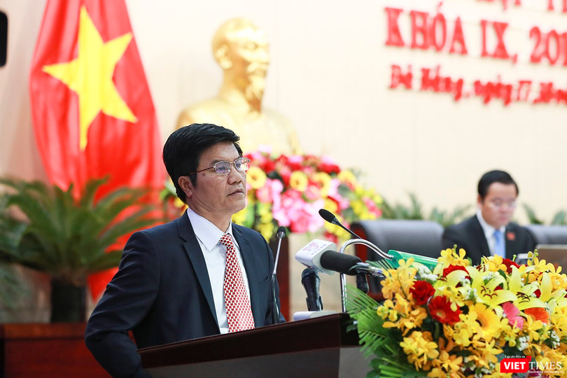 Giám đốc Sở Du lịch TP Đà Nẵng Ngô Quang Vinh trả lời chất vấn đại biểu HĐND liên quan đến Tour 0 đồng