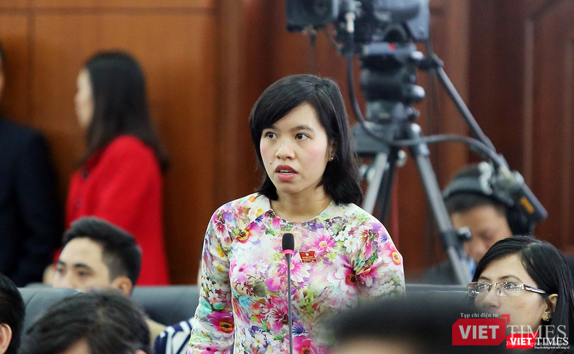 Đại biểu Lê Thị Minh Thảo chất vấn lãnh đạo UBND TP Đà Nẵng tại Kỳ họp thứ 6, HĐND TP Đà Nẵng liên quan đến nội dung sai phạm đất đai theo Kế luận thanh tra cảu Thanh tra Chính phủ