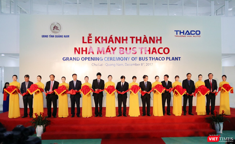 Lễ khánh thành Nhà máy Bus Thaco
