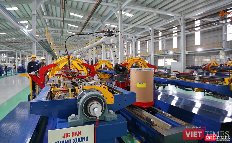 Nhà máy sử dụng dây chuyền lắp ráp và sản xuất hiện đại nhất hiện tại