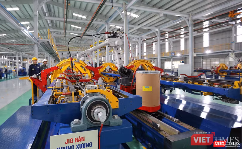 Nhà máy sử dụng dây chuyền lắp ráp và sản xuất hiện đại nhất hiện tại