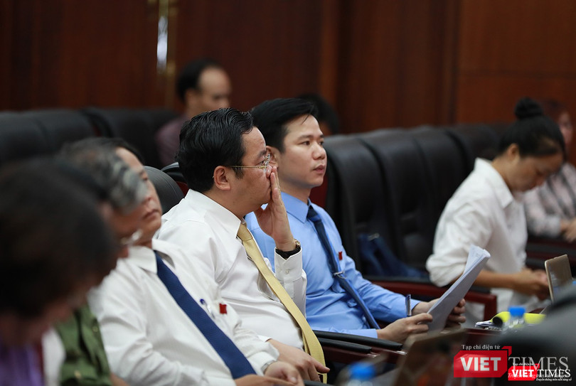 Ông Lê Minh Trung trước giờ kiểm phiếu