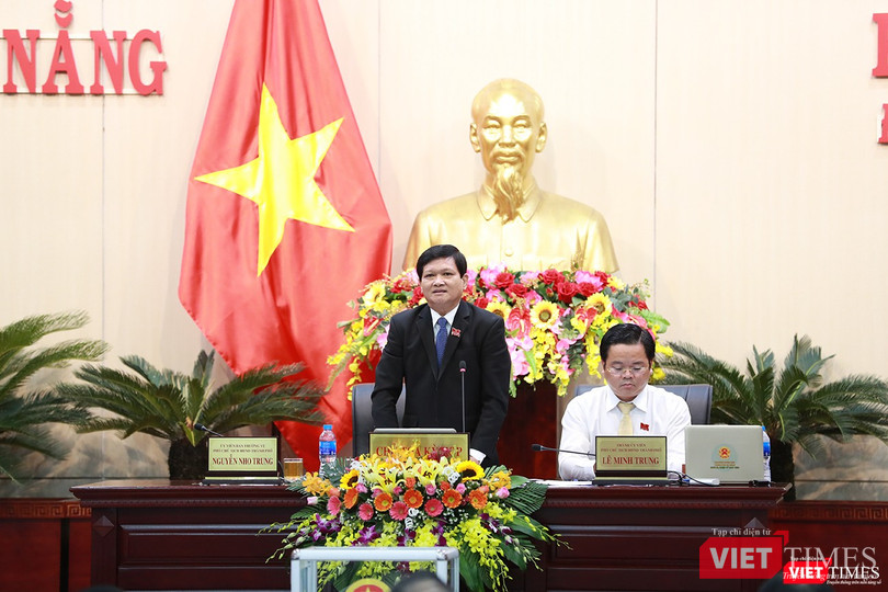 Ông Nguyễn Nho Trung chính thức điều hành Kỳ họp thứ 7 với tư cách Chủ tịch HĐND TP Đà Nẵng