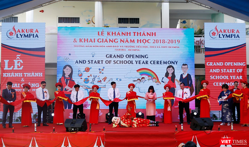 Hệ thống trường liên cấp Sakura-Olympia được đưa vào hoạt động và khai giảng năm học mới 2018-2019.