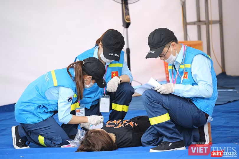 Các nước ASEAN diễn tập quốc tế ứng phó về y tế trong thảm họa ảnh 4