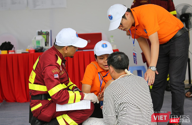 Các nước ASEAN diễn tập quốc tế ứng phó về y tế trong thảm họa ảnh 7