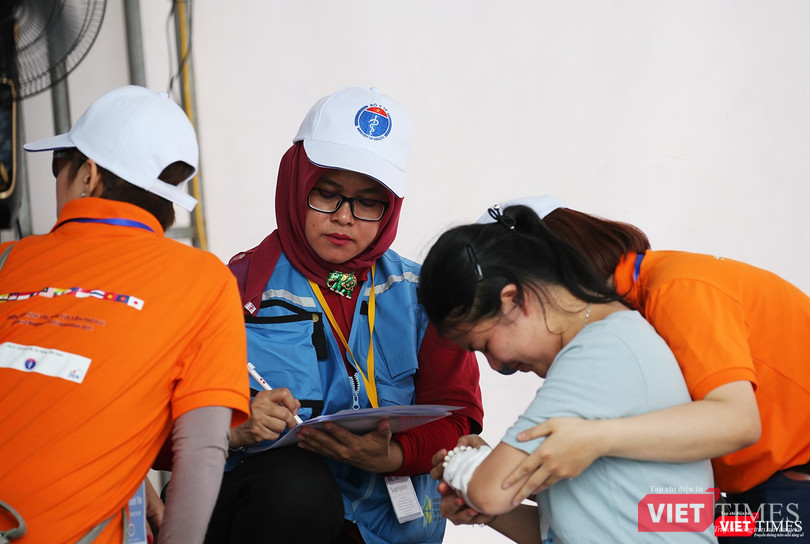 Các nước ASEAN diễn tập quốc tế ứng phó về y tế trong thảm họa ảnh 8