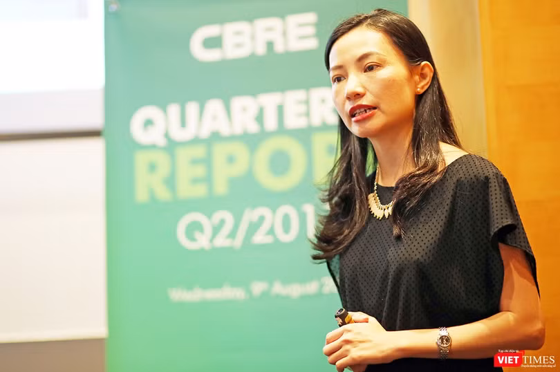 Bà Dương Thùy Dung, Giám đốc cao cấp, Trưởng Bộ phận Định giá, Nghiên cứu thị trường và Phát triển CBRE Việt Nam
