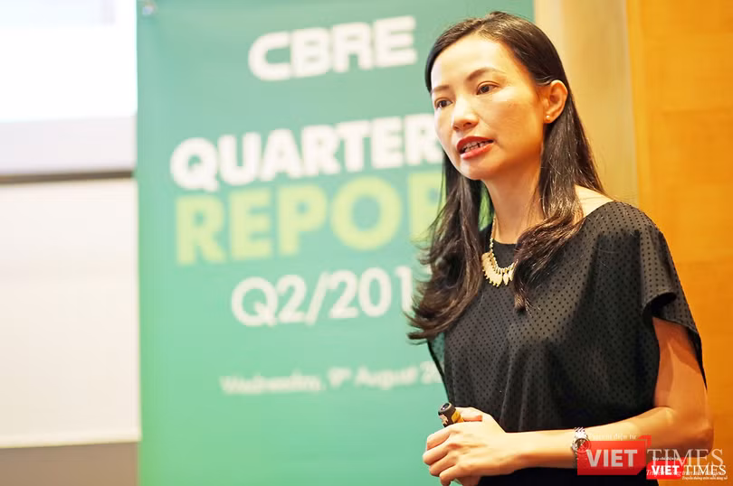 Bà Dương Thùy Dung, Giám đốc cao cấp, Trưởng Bộ phận Định giá, Nghiên cứu thị trường và Phát triển CBRE Việt Nam