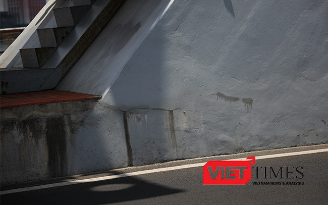 Đà Nẵng, Cầu Rồng, nứt, sông Hàn, Sở GTVT, ụ vòm, sự cố, VietTimes