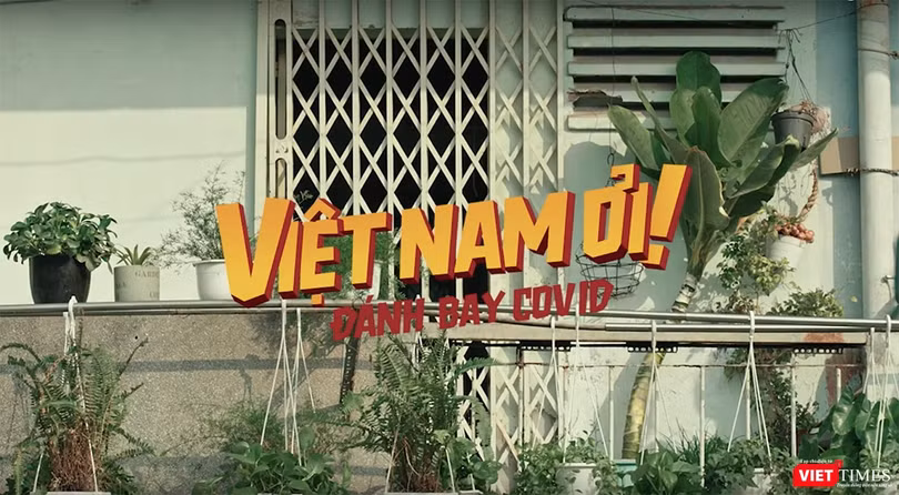 Ca khúc "Việt Nam ơi. Đánh bay COVID". Ảnh chụp màn hình.